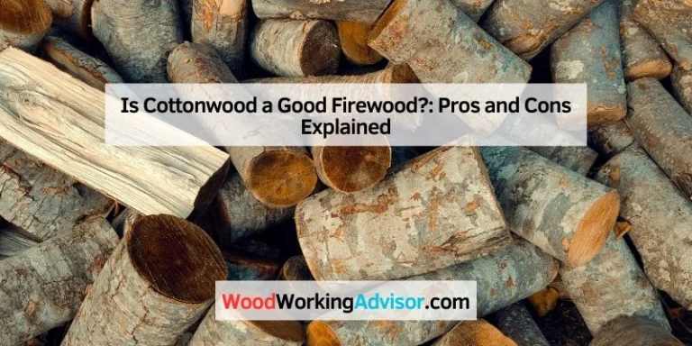 Is Cottonwood a Good Firewood