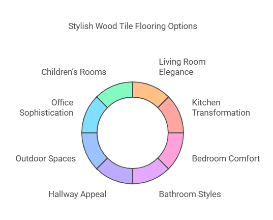 Modern Wood Tile Flooring Ideas for Every Room
