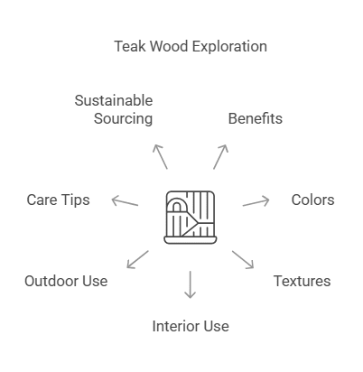 Natural Teak Wood Texture Inspiration for Your Home