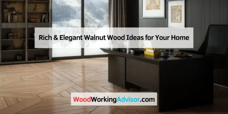 Rich & Elegant Walnut Wood Ideas for Your Home