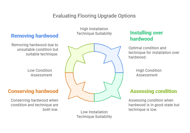Should I Remove Old Hardwood Before Vinyl Plank Upgrade