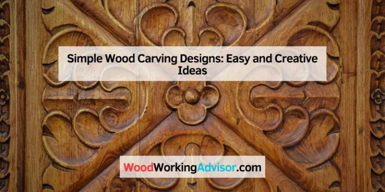 Simple Wood Carving Designs