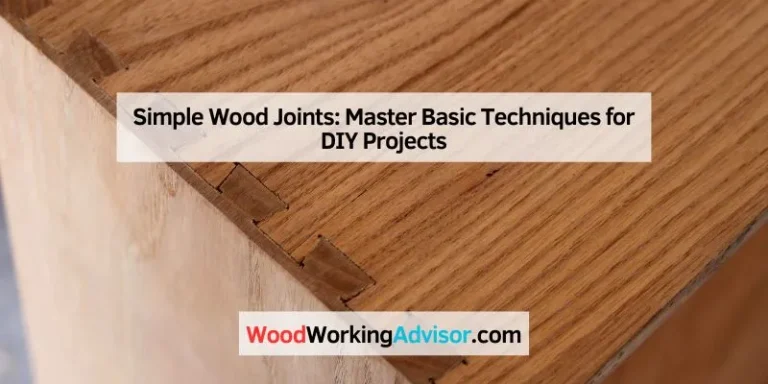 Simple Wood Joints