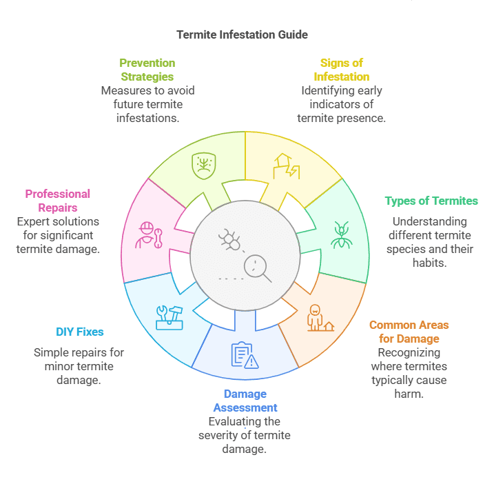 Termite Holes in Wood