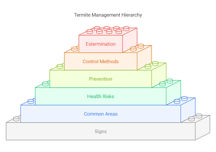 Termite Mounds in House