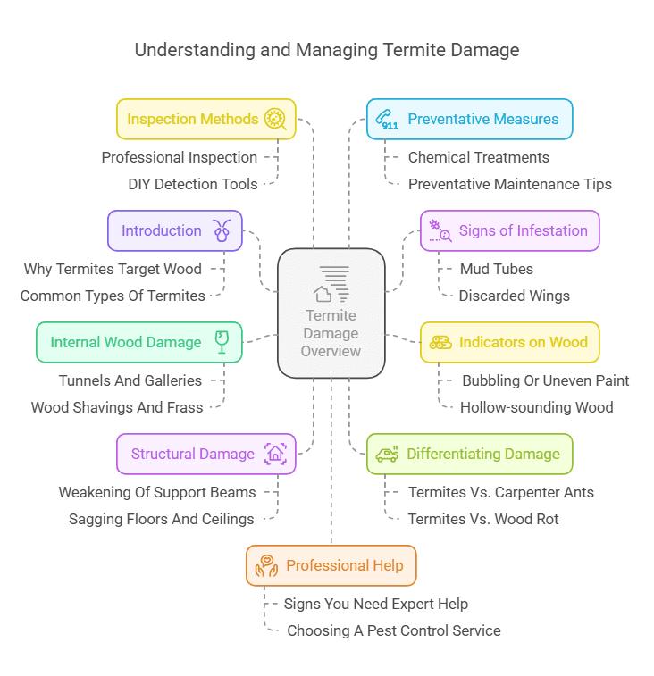 What Does Termite Damage Look Like on Wood