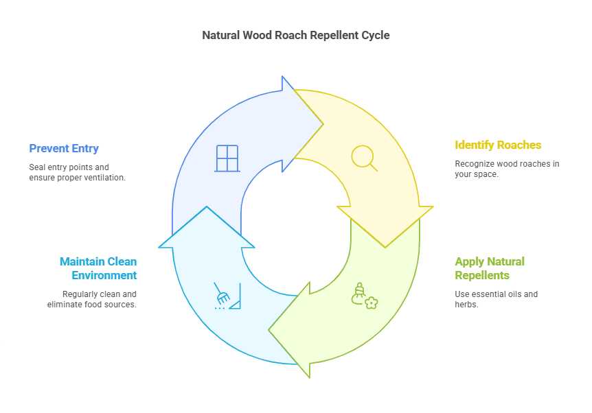 What Repels Wood Roaches