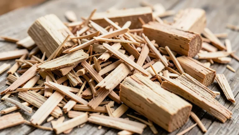 Cedar chips and blocks used as a natural ant deterrent