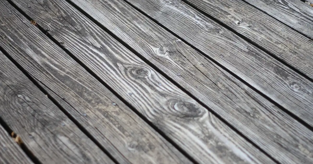 Close-up of roach-resistant cedar deck wood planks outdoors