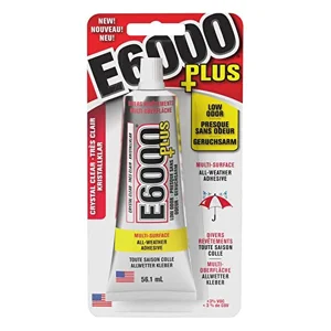 Eclectic Products inc. E6000 Plus Multi-purpose Clear Glue, Waterproof and Paint