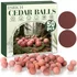 ESRICH 50-pack natural cedar balls for drawers