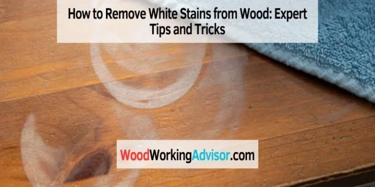 Removing a white heat stain from a wood table with an iron