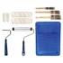 10-piece paint roller and brush kit for applying latex primer