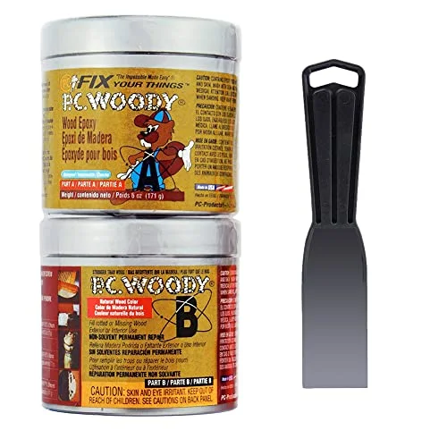 PC Products PC-Woody two-part wood repair epoxy paste kit