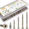 exterior deck screws assortment kit 90 pieces