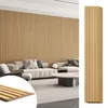 Art3d fluted MDF wood slat wall panel, boxwood finish, 6-pack