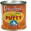Crawford Products natural blend painters putty half pint container
