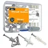 ALBO 120-piece plastic butterfly and self-drilling anchor kit