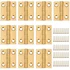 Mini solid brass hinges for jewelry box drawers