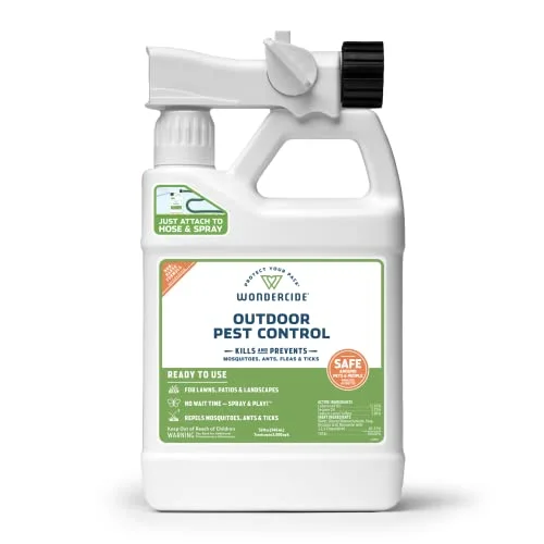 Wondercide outdoor pest control spray with natural essential oils, 32 oz