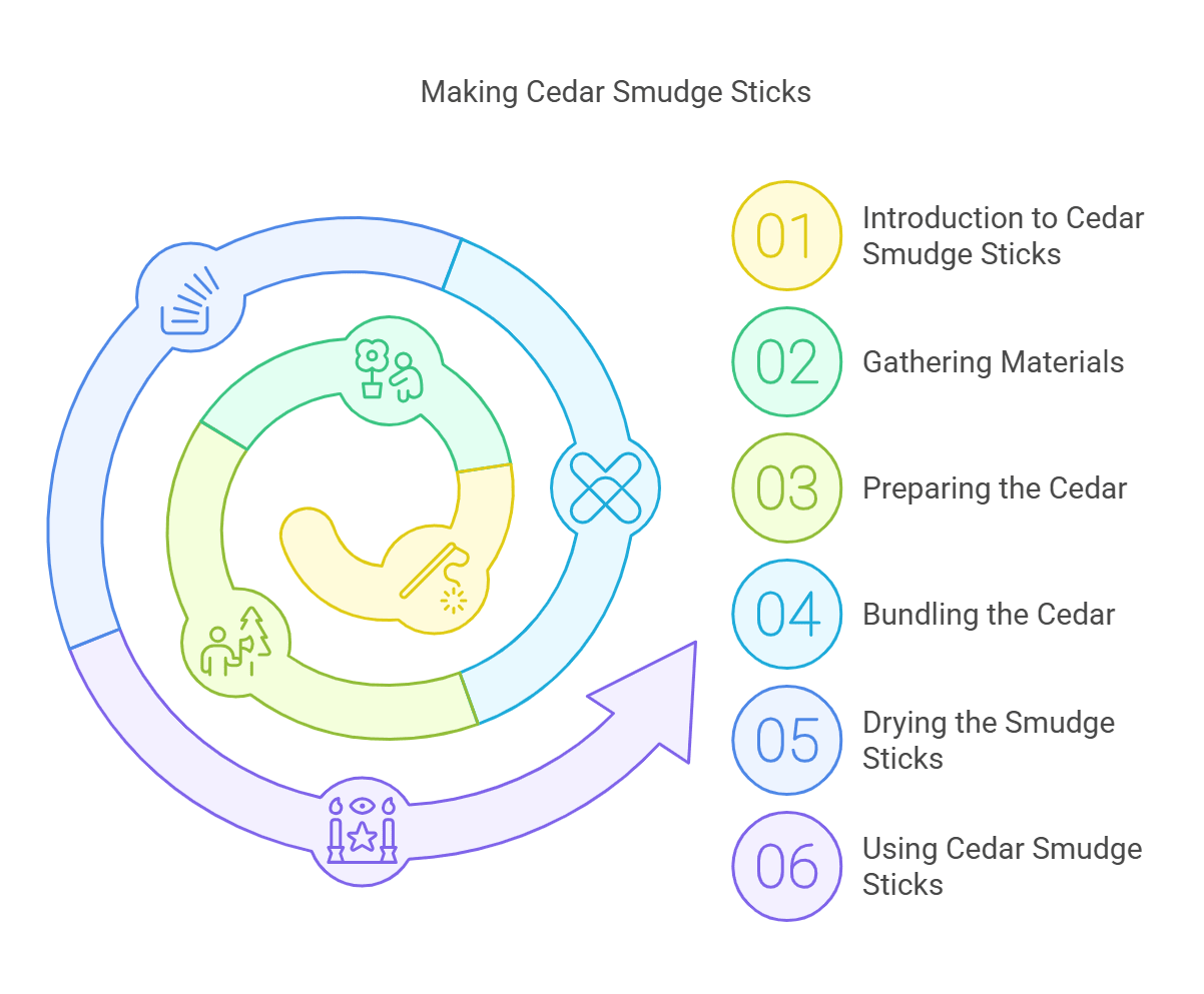 How to Make Cedar Smudge Sticks