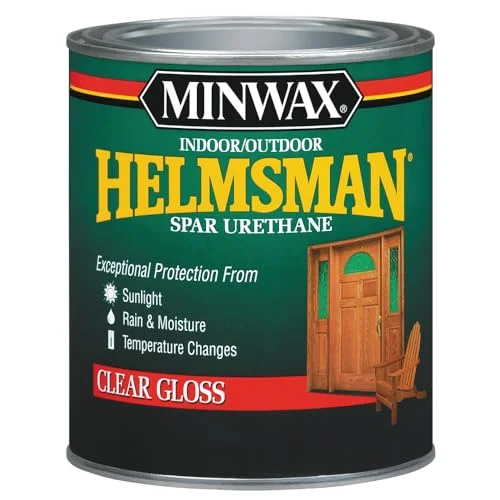 Minwax Helmsman Indoor Outdoor Spar Urethane quart gloss can
