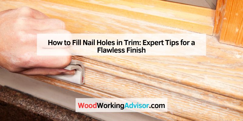 How to Fill Nail Holes in Trim: Expert Tips for a Flawless Finish