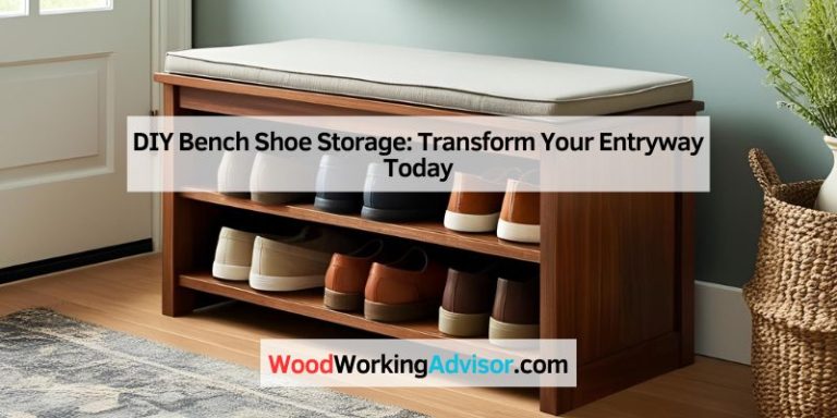 DIY Bench Shoe Storage: Transform Your Entryway Today