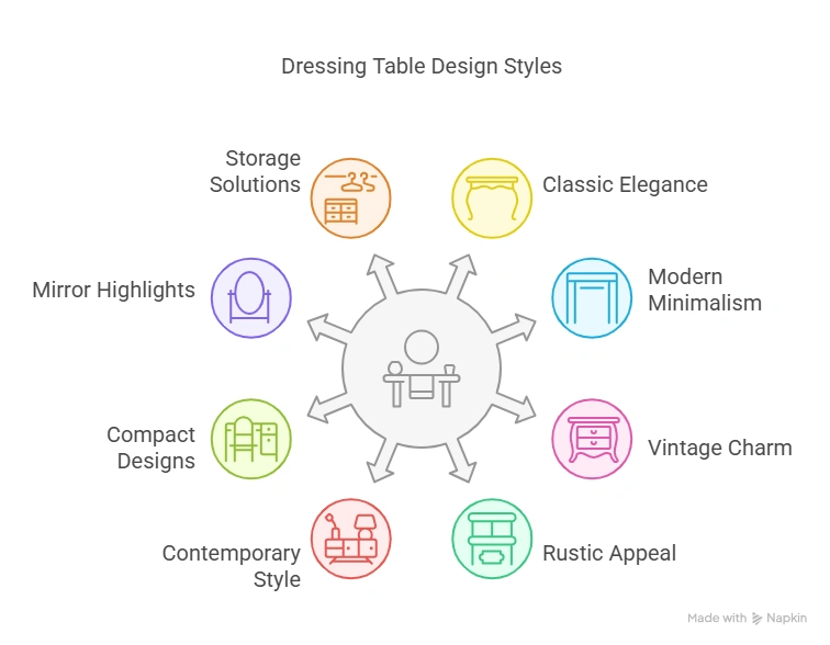 12 Elegant Teak Wood Dressing Table Designs for a Luxurious Bedroom