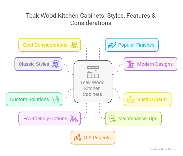 12 Elegant Teak Wood Kitchen Cabinets Ideas for a Timeless Look
