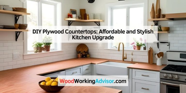 DIY Plywood Countertops: Affordable and Stylish Kitchen Upgrade