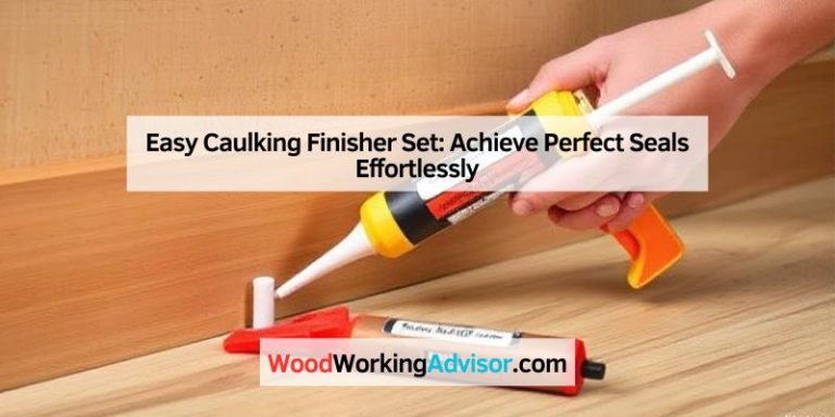 Easy Caulking Finisher Set: Achieve Perfect Seals Effortlessly