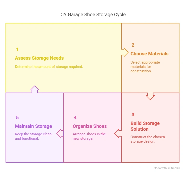 DIY Garage Shoe Storage: Maximize Space with Creative Solutions