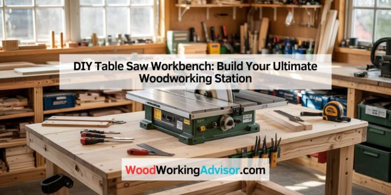 DIY Table Saw Workbench: Build Your Ultimate Woodworking Station