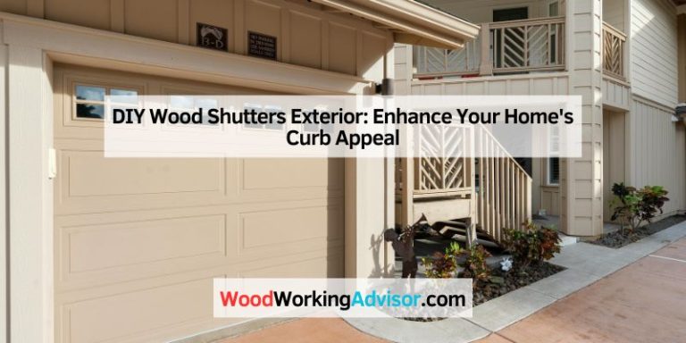 DIY Wood Shutters Exterior
