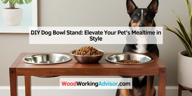 Diy Dog Bowl Stand: Elevate Your Pet’s Mealtime in Style
