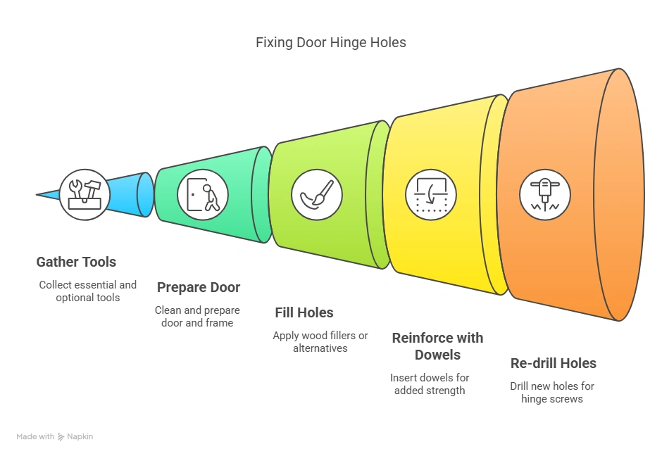 How to Fix Door Hinge Holes That are Too Big: Expert Tips