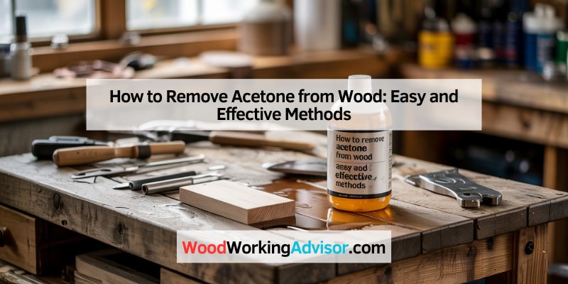 How to Remove Acetone from Wood