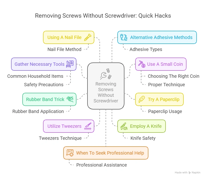 How to Remove Small Screws from Electronics Without Screwdriver: Quick Hacks