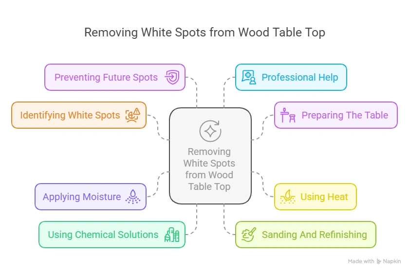 How to Remove White Spots from Wood Table Top: Expert Tips