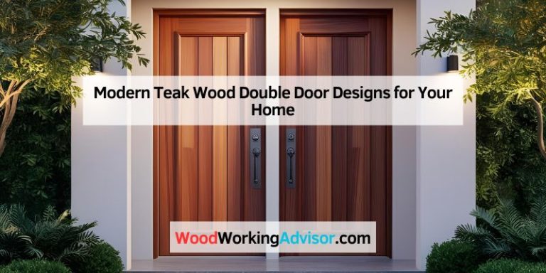 Modern Teak Wood Double Door Designs for Your Home