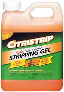 Citristrip paint and varnish stripping gel bottle