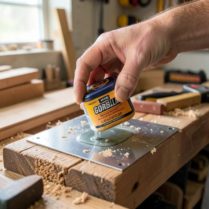 does gorilla glue work on metal adhesive bonding