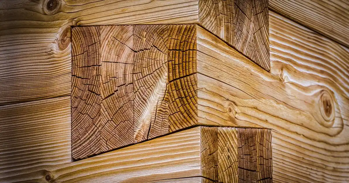 Dovetail joint woodworking joinery detail showing interlocking wood pieces