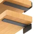 Floating shelf brackets, 6 inch L-shape, 6-pack