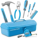 Hi-Spec 17-Piece Beginner Tool Kit with Metal Box