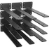 Hidden L-shape shelf brackets, 10 inch, 12-pack