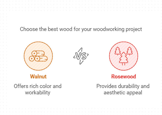 Walnut Vs Rosewood: The Ultimate Wood Comparison Guide