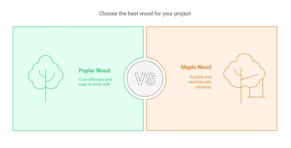 Poplar Wood Vs Maple: Which is Best for Your Project?