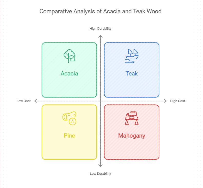 Acacia Wood Versus Teak: Which is the Best Choice for You?